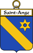 French Coat of Arms Badge for Saint-Ange