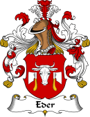 German Wappen Coat of Arms for Eder