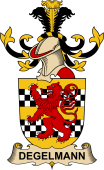 Republic of Austria Coat of Arms for Degelmann