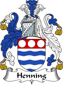 English Coat of Arms for Henning