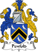 English Coat of Arms for the family Penfold