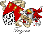 Sept (Clan) Coat of Arms from Ireland for Fagan