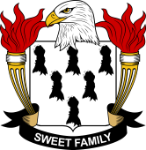 Coat of arms used by the Sweet family in the United States of America
