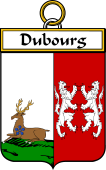 French Coat of Arms Badge for Dubourg