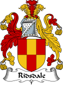 English Coat of Arms for the family Ridsdale