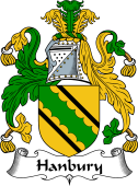 English Coat of Arms for the family Hanbury