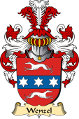 v.23 Coat of Family Arms from Germany for Wenzel
