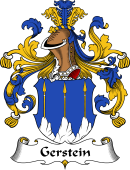 German Wappen Coat of Arms for Gerstein