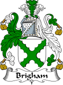 English Coat of Arms for the family Brigham