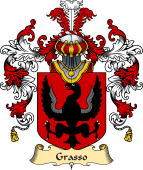 Italian Family Coat of Arms (v.25a) Grasso