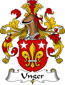 German Wappen Coat of Arms for Unger