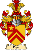 English Coat of Arms (v.23) for the family Pope