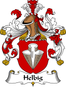 German Wappen Coat of Arms for Helbig