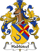 German Wappen Coat of Arms for Hablützel