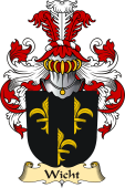 v.23 Coat of Family Arms from Germany for Wicht