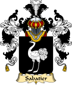 French Family Coat of Arms (v.25) Sabatier
