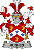 Irish Coat of Arms for Hughes