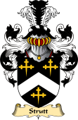English Coat of Arms (v.23) for the family Strutt