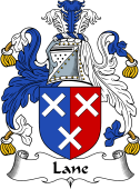English Coat of Arms for Lane