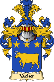 French Family Coat of Arms (v.23) for Vacher