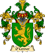 Irish Family Coat of Arms (v.25) O'Connor (Kerry)
