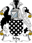 English Coat of Arms for the family Irby