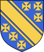 Irish Family Shield for Bingham (Earl of Lucan)