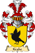 v.23 Coat of Family Arms from Germany for Krahe