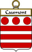 French Coat of Arms Badge for Caumont