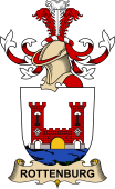 Republic of Austria Coat of Arms for Rottenburg