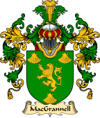 Irish Family Coat of Arms (v.25) MacGrannell or Graney