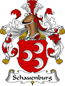 German Wappen Coat of Arms for Schauenburg