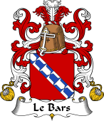 Coat of Arms from France for Le Bars ( de le Bars)
