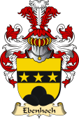 v.23 Coat of Family Arms from Germany for Ebenhoch