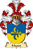 v.23 Coat of Family Arms from Germany for Maass