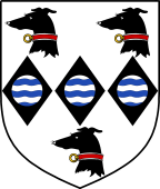 English Family Shield for Welborne or Welburn