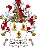 German Wappen Coat of Arms for Gottschalk