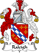 English Coat of Arms for Raleigh