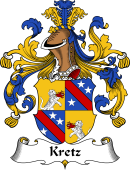 German Wappen Coat of Arms for Kretz