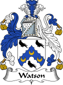 English Coat of Arms for the family Watson