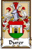 German Coat of Arms Wappen Bookplate  for Durer