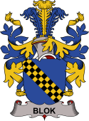 Danish Coat of Arms for Blok