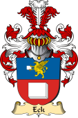 v.23 Coat of Family Arms from Germany for Eck