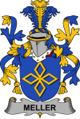 Irish Coat of Arms for Meller