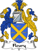 Irish Coat of Arms for Fleury or Furey