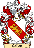 English or Welsh Family Coat of Arms (v.23) for Gallop (Ref Berry)