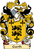 English or Welsh Family Coat of Arms (v.23) for Garth (Morden, County Surrey)