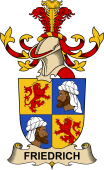 Republic of Austria Coat of Arms for Friedrich (de Friedrichsthal)