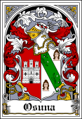 Spanish Coat of Arms Bookplate for Osuna