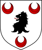 English Family Shield for Newcomen